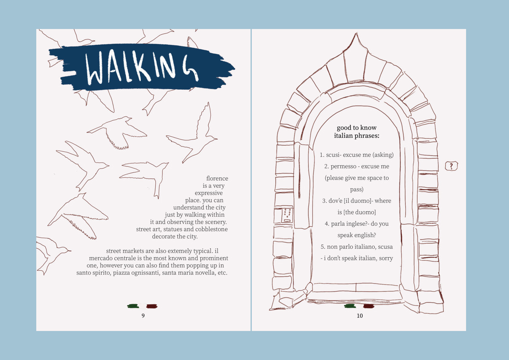 La Dolce Vita — Walking spread