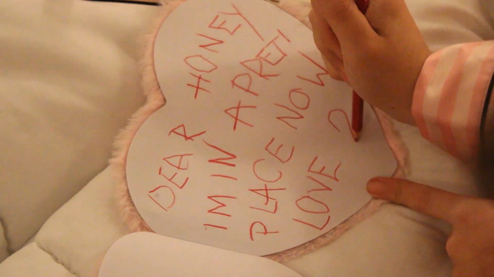 Lovesick — one of the handwritten letters