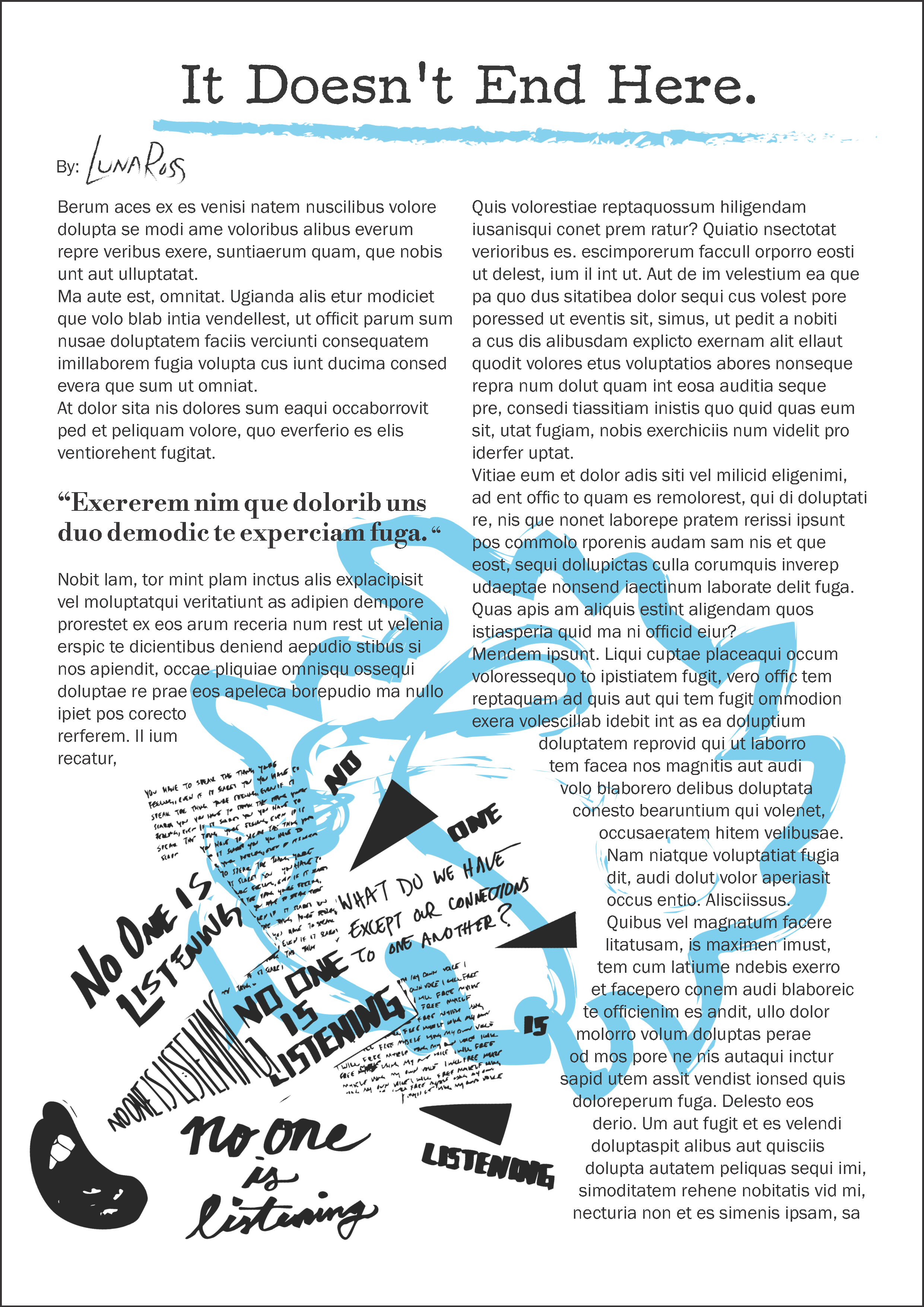 NOIL — article layout template